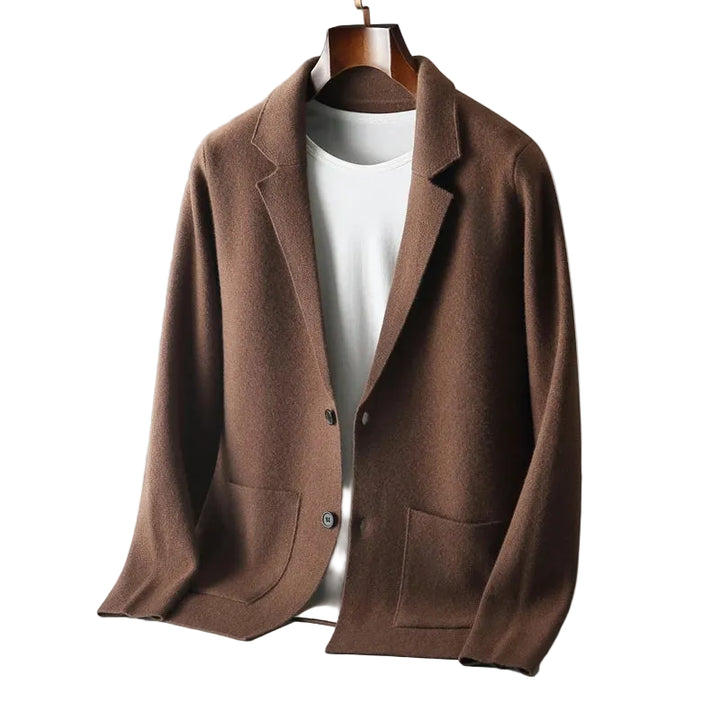 Men’s Two-Button Notch-Lapel Cardigan