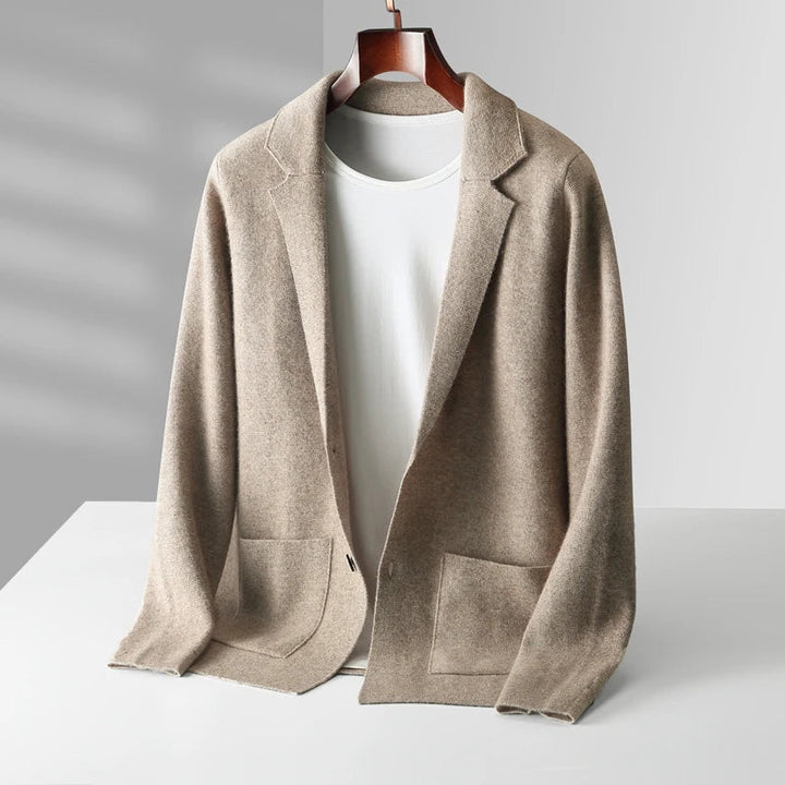 Men’s Two-Button Notch-Lapel Cardigan