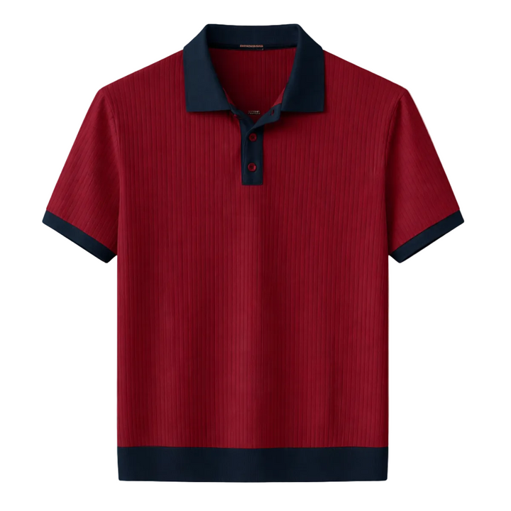 Men's Two-Tone Polo Shirt
