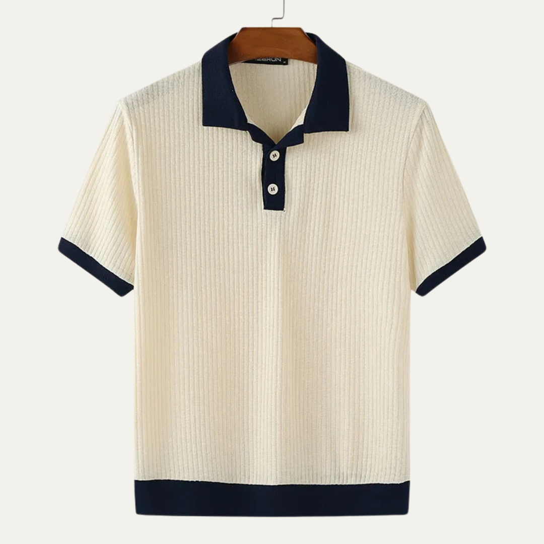 Men's Two-Tone Polo Shirt