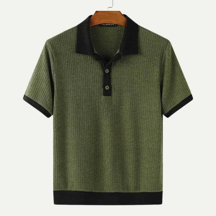 Men's Two-Tone Polo Shirt