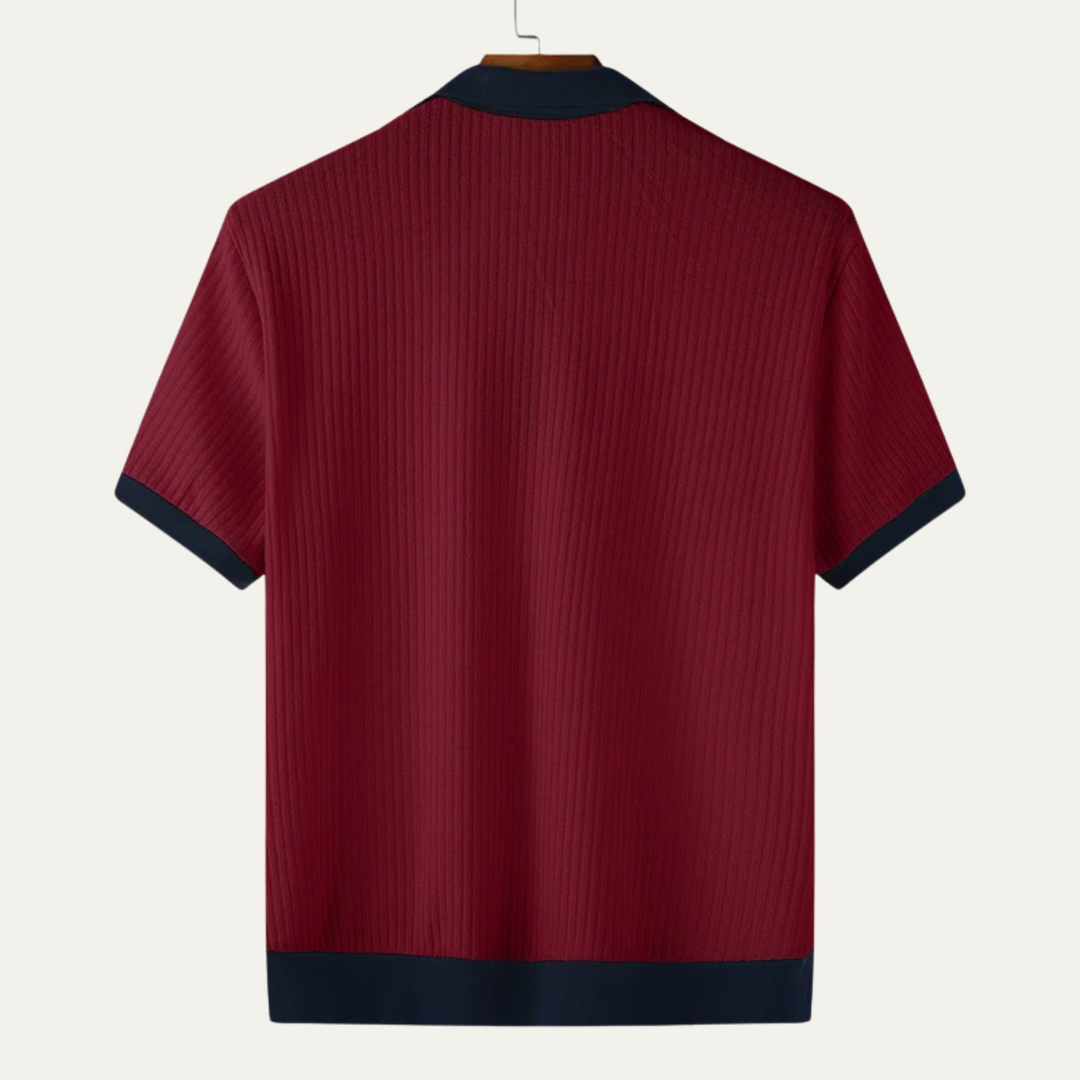 Men's Two-Tone Polo Shirt