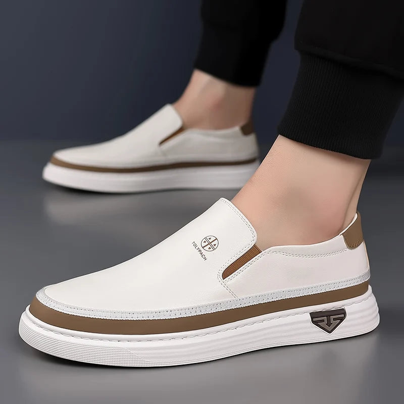 Men's Two-Tone Slip-On Sneakers