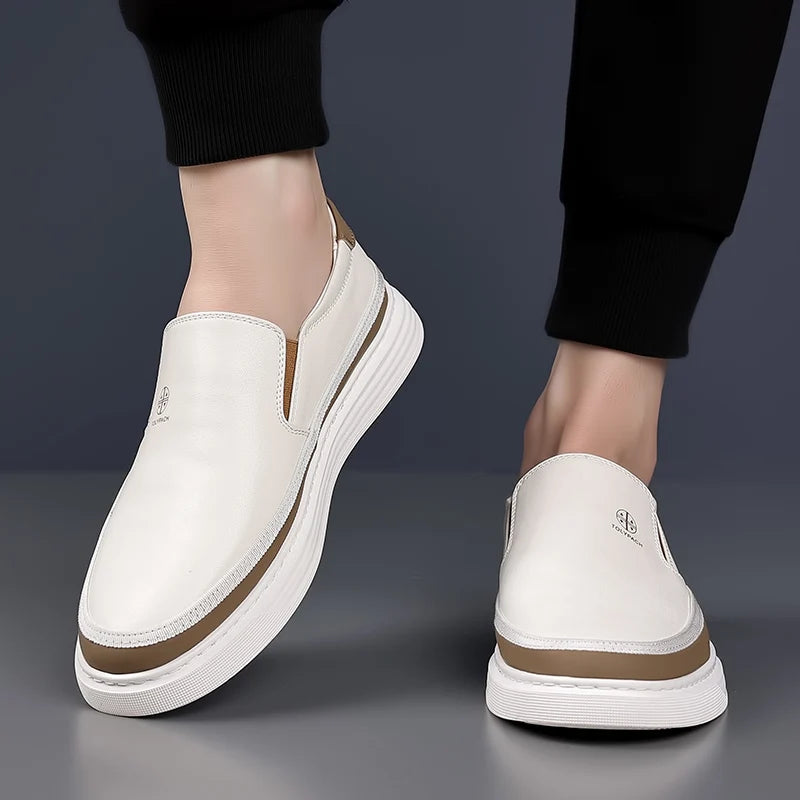 Men's Two-Tone Slip-On Sneakers