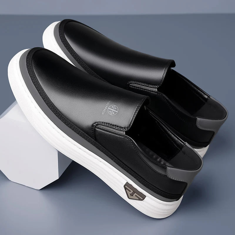 Men's Two-Tone Slip-On Sneakers