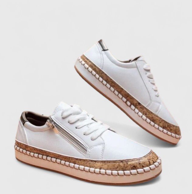Women's Floral Print Lace-Up Espadrille Sneakers