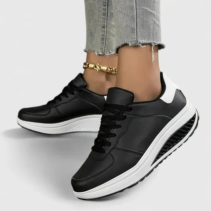 Women's Platform Lace-Up Sneakers