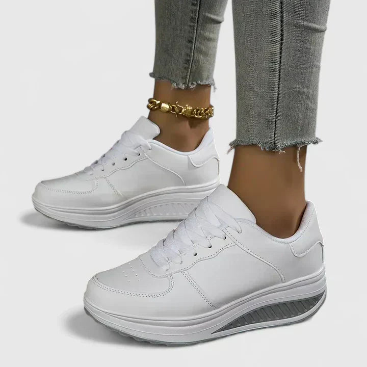 Women's Platform Lace-Up Sneakers