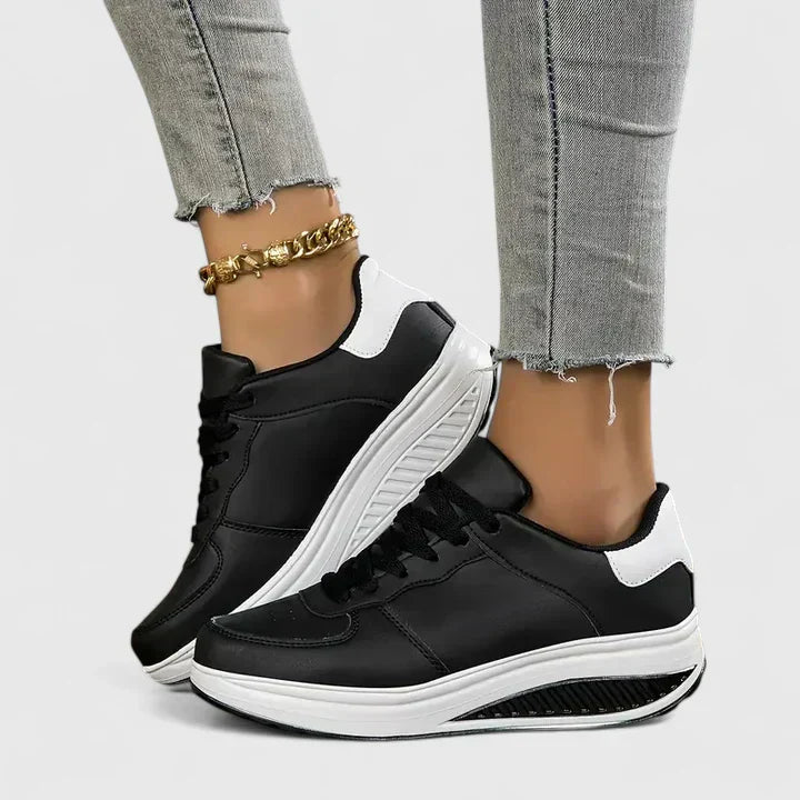 Women's Platform Lace-Up Sneakers